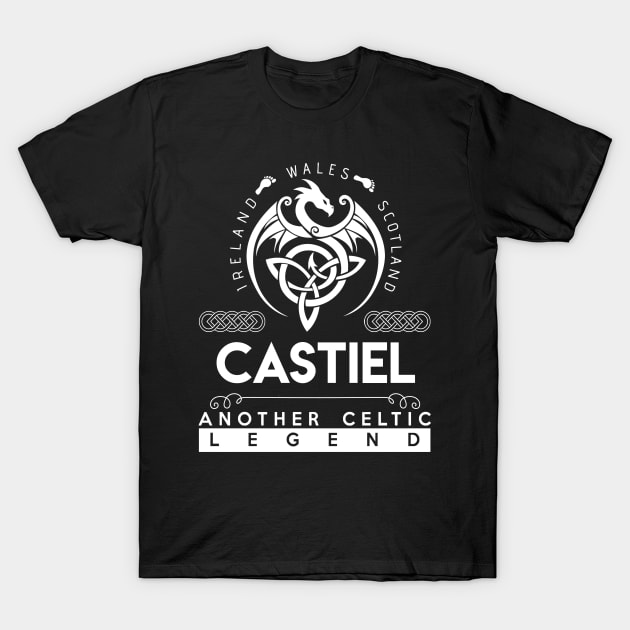 Castiel Name T Shirt - Another Celtic Legend Castiel Dragon Gift Item T-Shirt by harpermargy8920